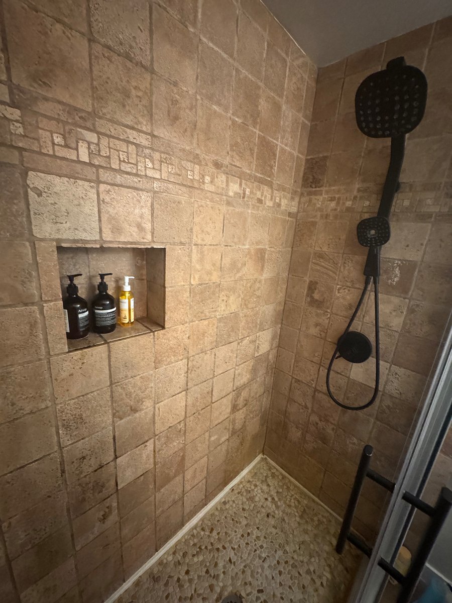 Primary ensuite bathroom - walk-in shower