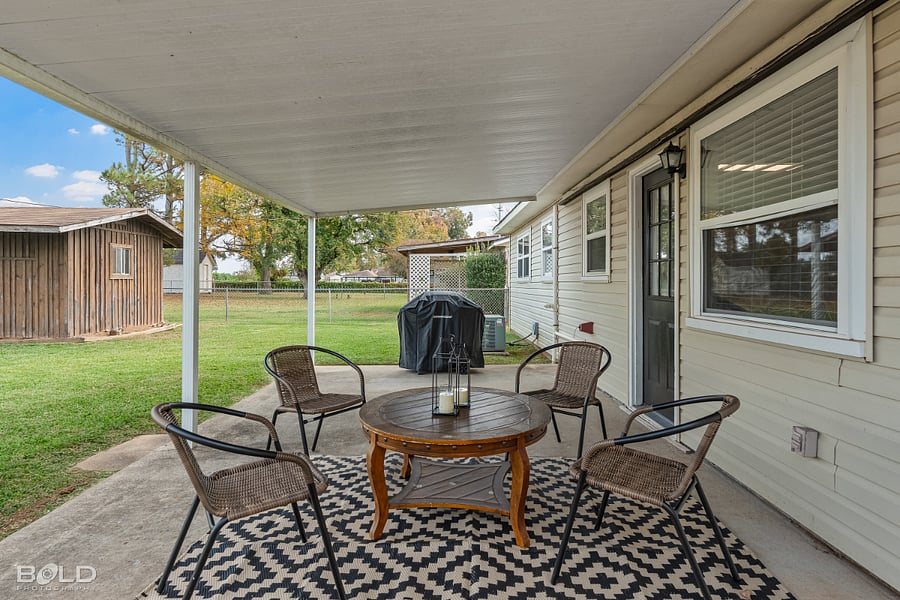 Exterior patio