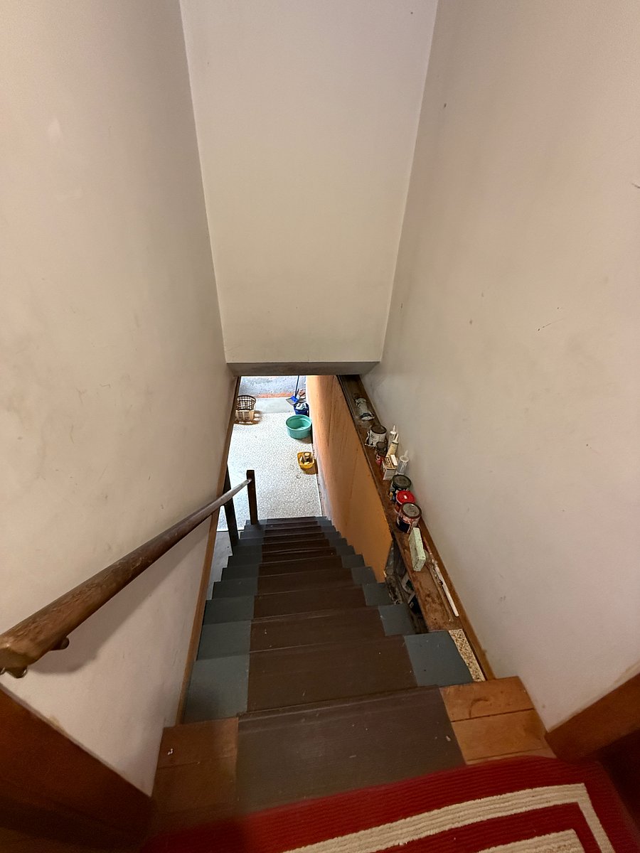 To basement