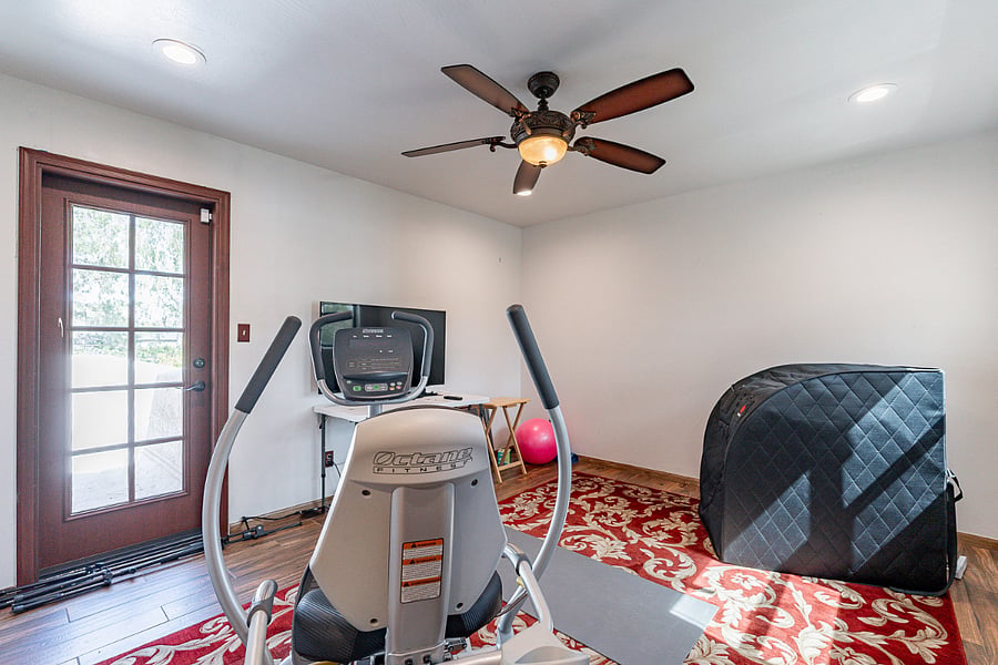 3rd bedroom - new luxury pull out sofabed (not featured) and/or workout room