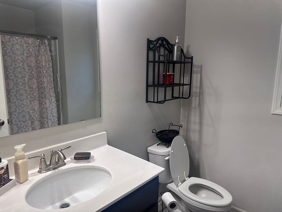 Upstairs bathroom.