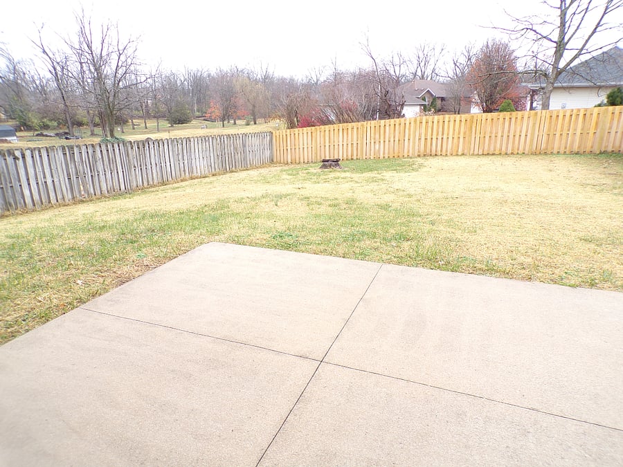 Large Back Yard