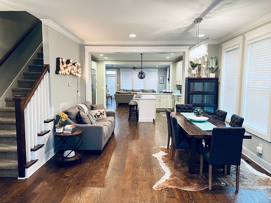 Downstairs view
