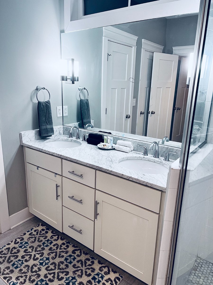 Bedroom 1 bathroom with double vanity