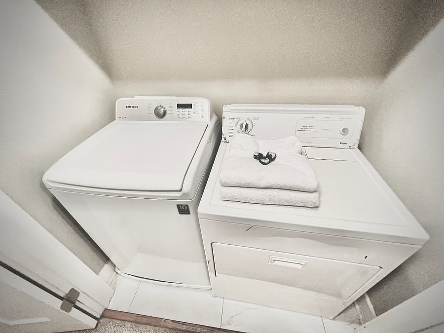 Washer and Dryer available for use