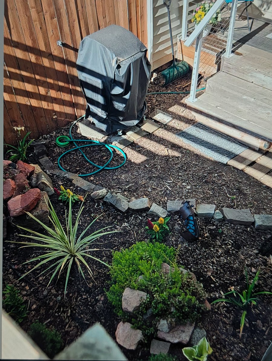 Deck entry + BBQ
