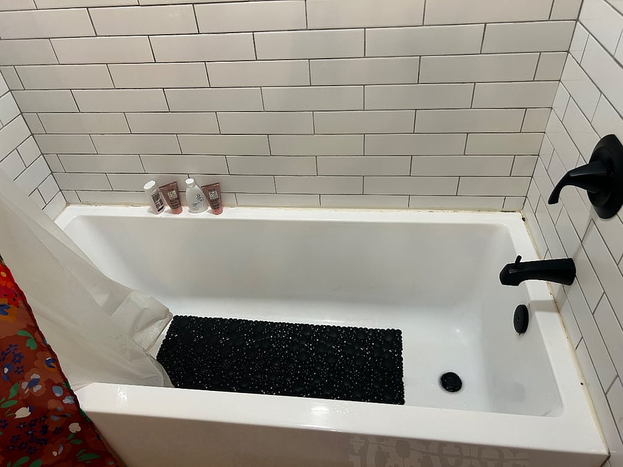 Full Bath Shared with 1 other Guest
