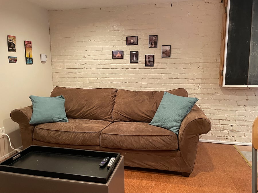 Cozy living area with room to unwind and make yourself at home.