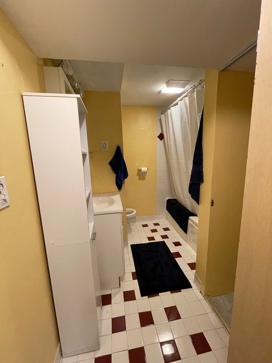 Full bathroom with tub/showerclean and well-maintained.