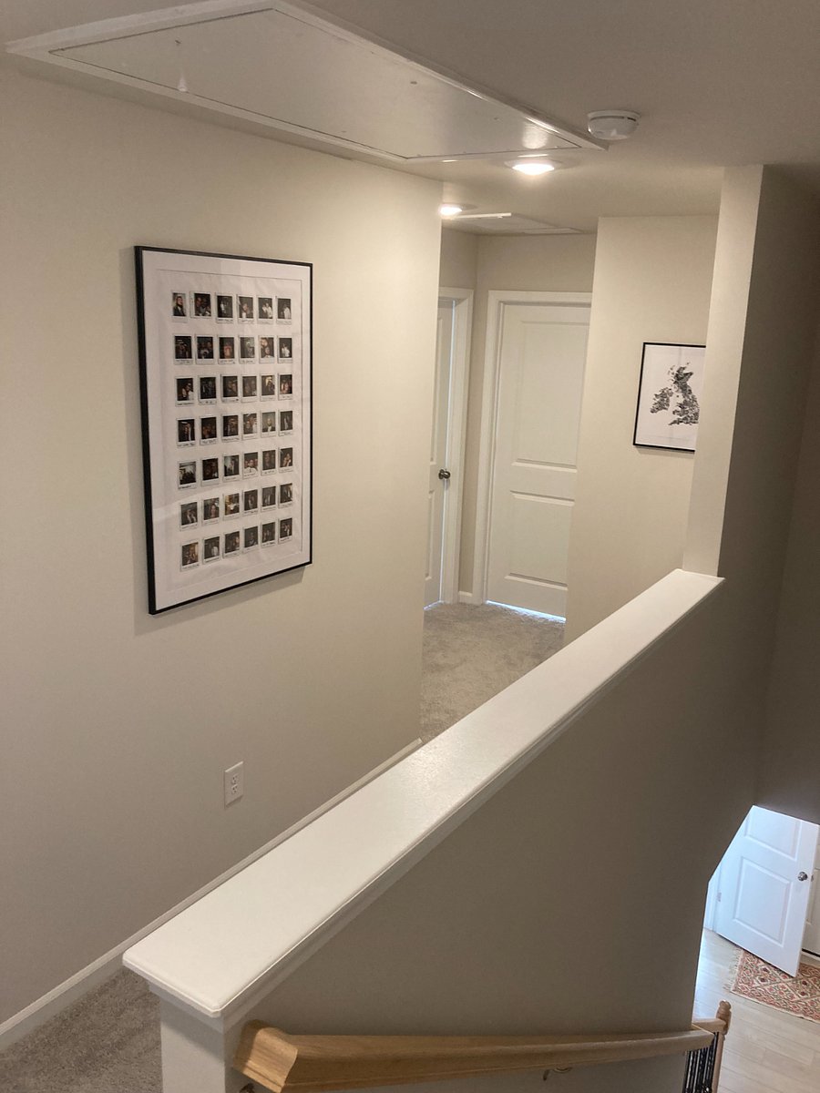 Second floor landing and hallway
