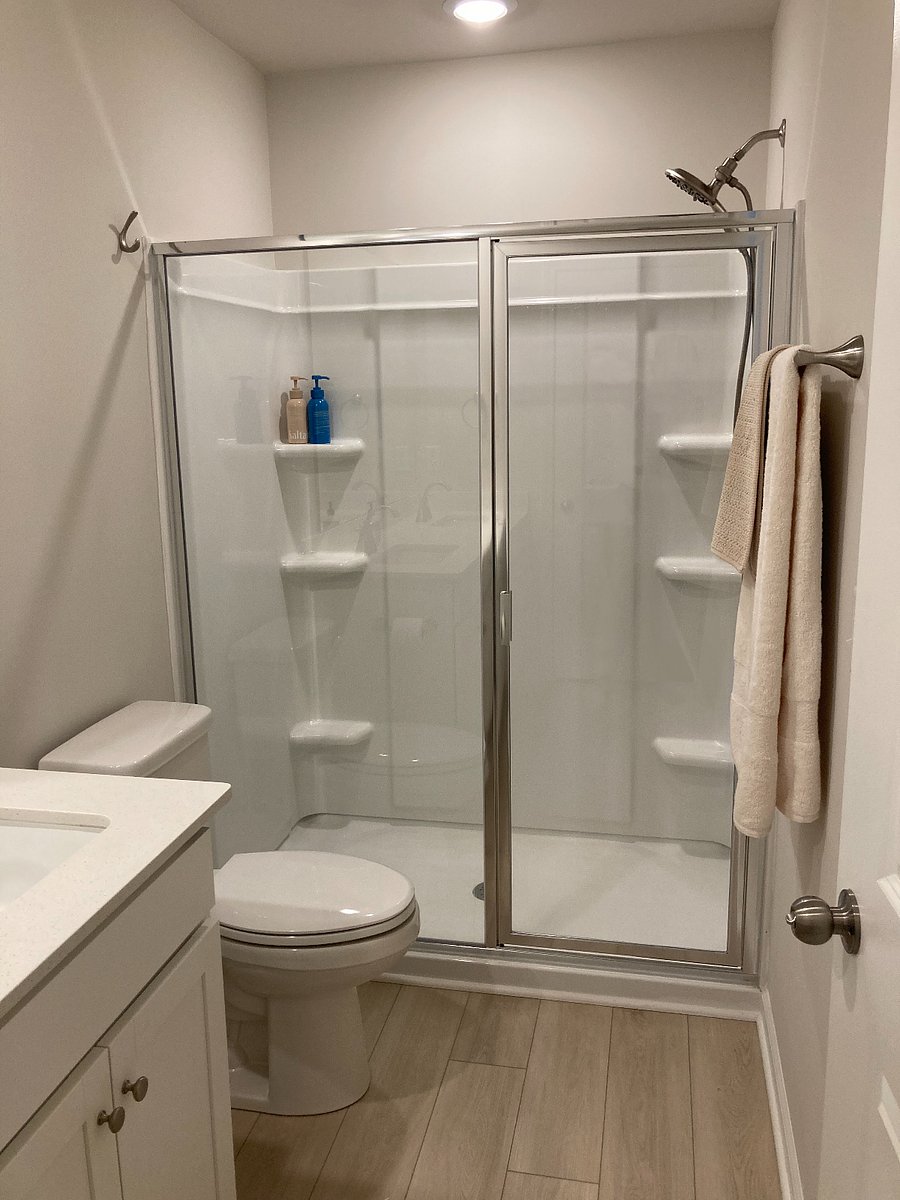 Master bathroom walk-in shower