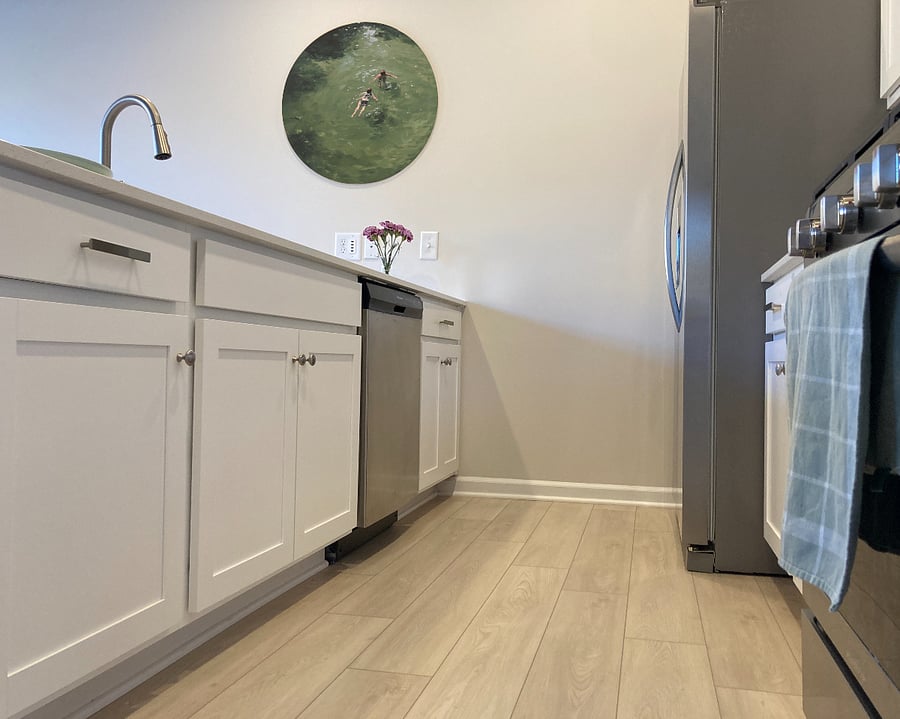 Dishwasher and all other appliances are brand new Frigidaire and Electrolux, stainless steel