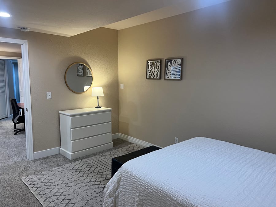 Bedroom 1
Dresser and View into Common Area