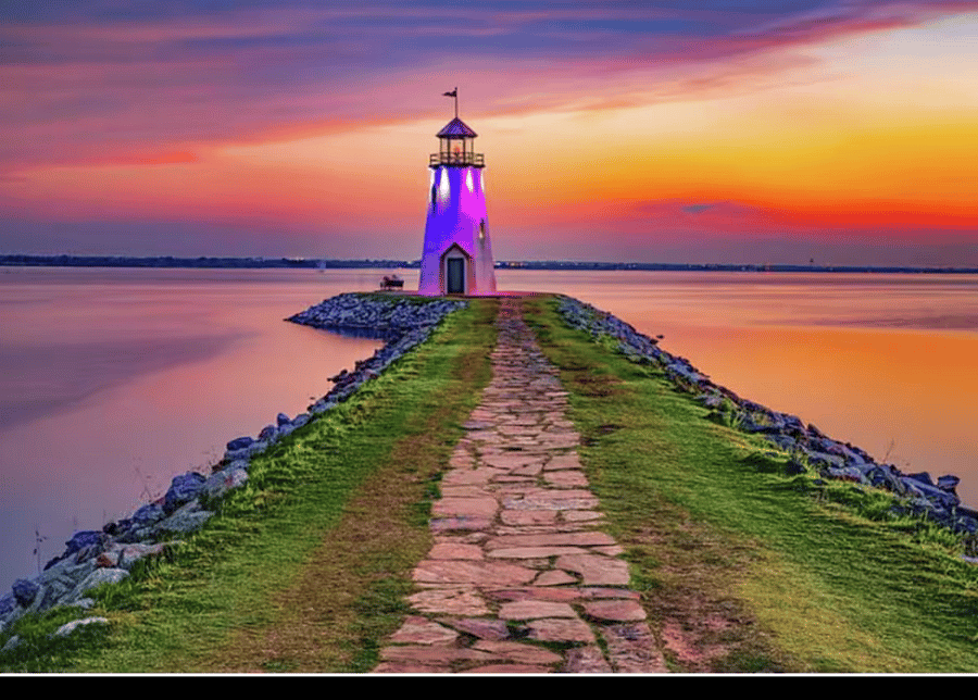 Lake Hefner Lighthouse