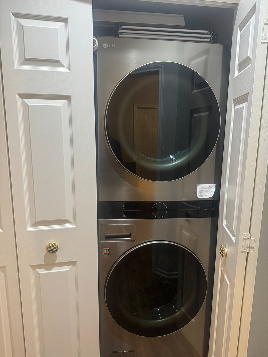 Washer & Dryer Closet