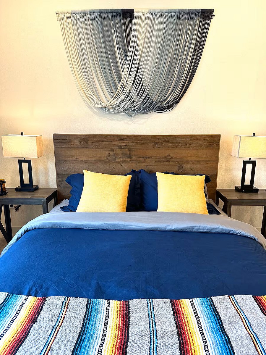 Bedroom with queen bed