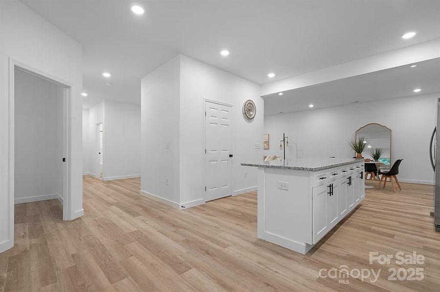 kitchen/ door to 1/2 bath
