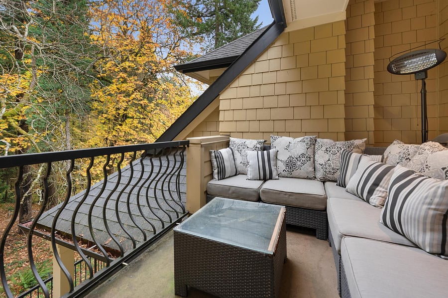 Private Balcony off Primary