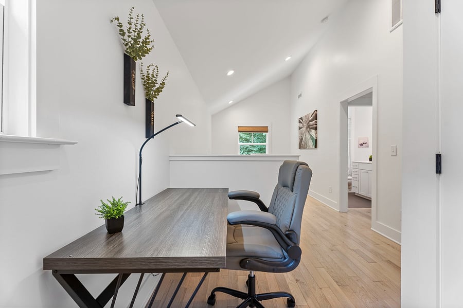 Separate work Space on second floor.