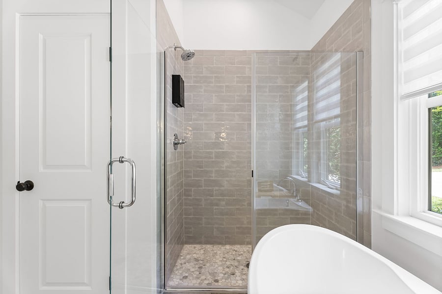 Large walk-in Shower.