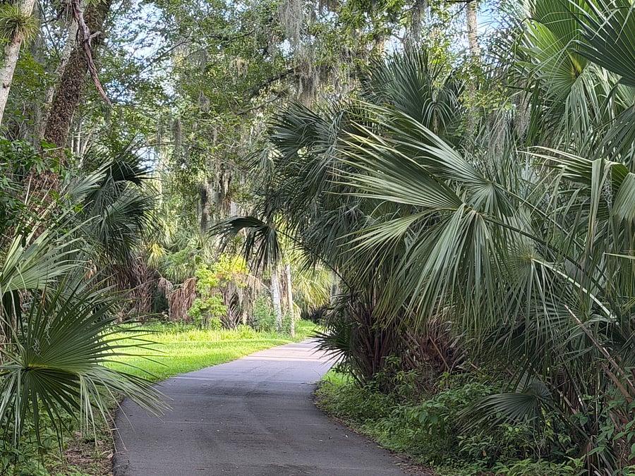 driving into the property there are the right