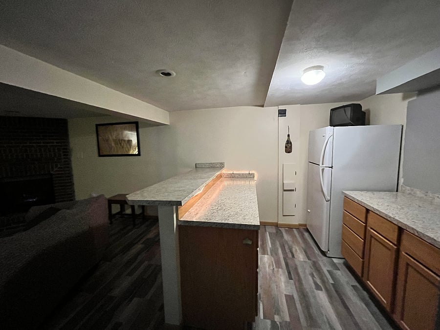 downstairs kitchenette