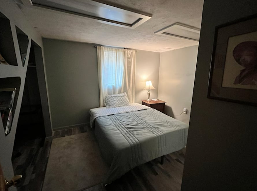 downstairs queen bedroom