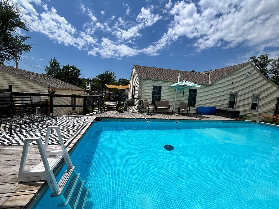 pool and deck