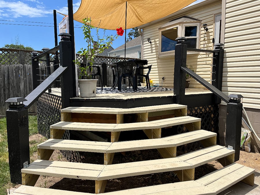 back door deck
