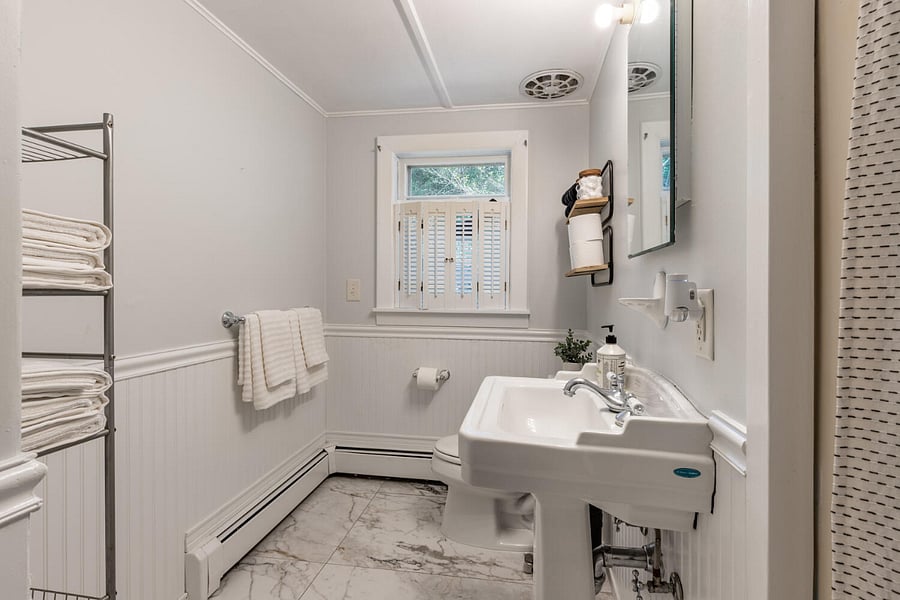 Full bathroom with bath tub