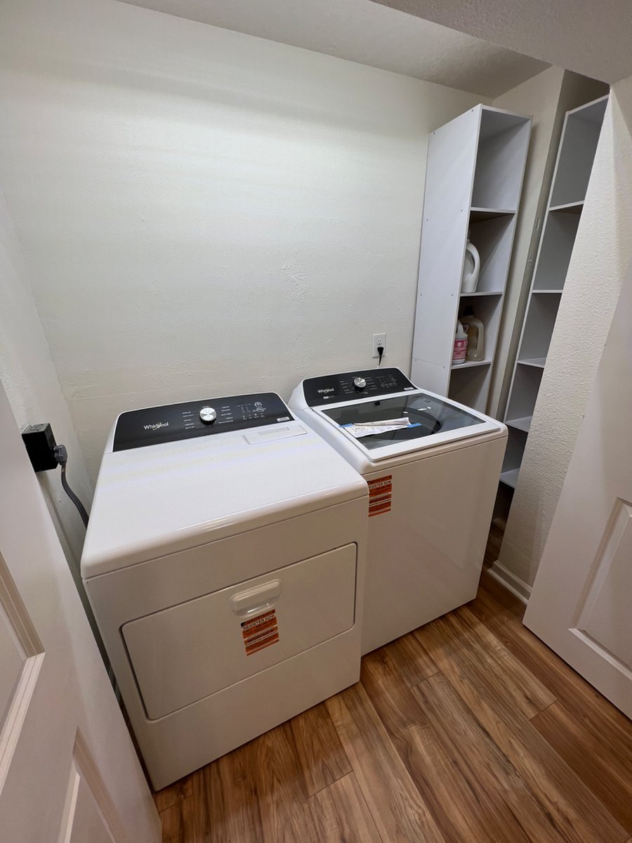 Laundry units and storage
