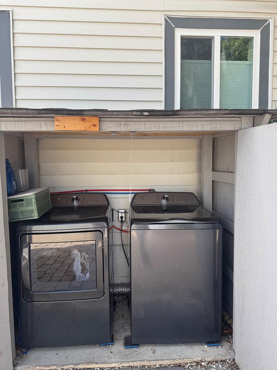 Located on the side of the home