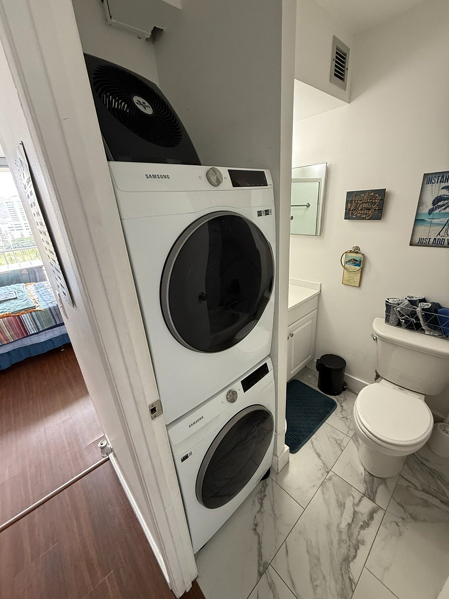 New washer and dryer!

