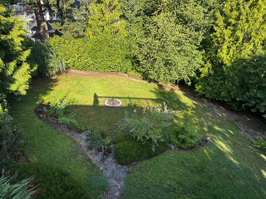 Showing fire pit