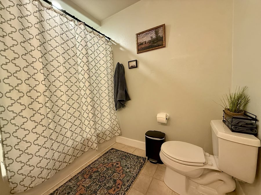 Primary bathroom toilet.