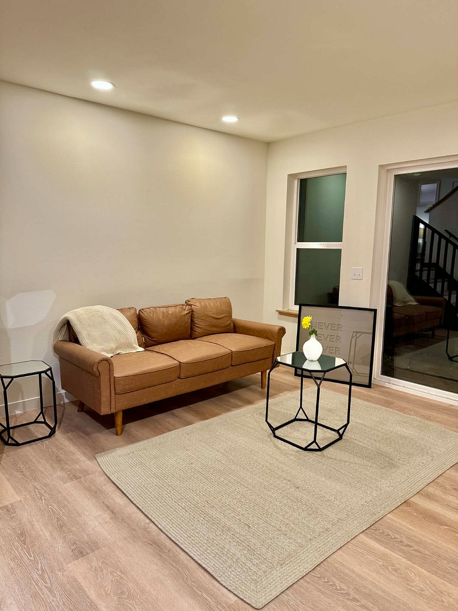cozy downstairs den