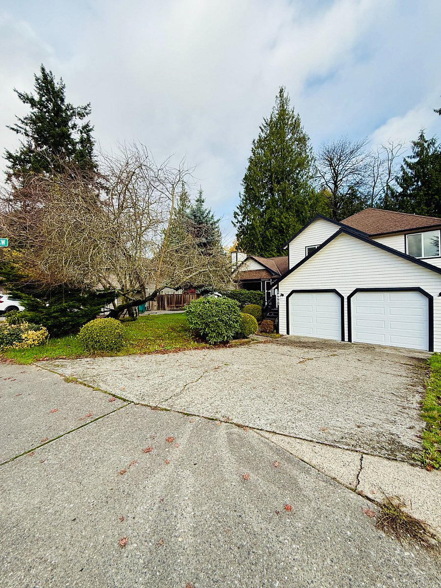 2 car garage & driveway along with street parking