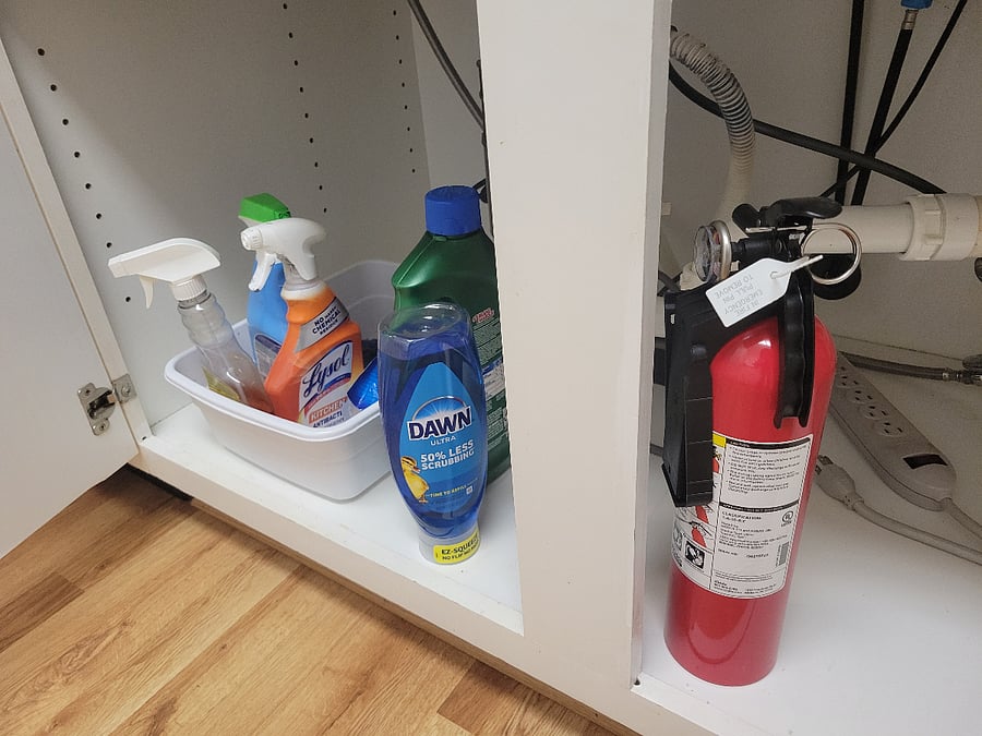 Kitchen - Under-sink supplies