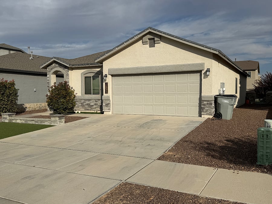 Two car garage