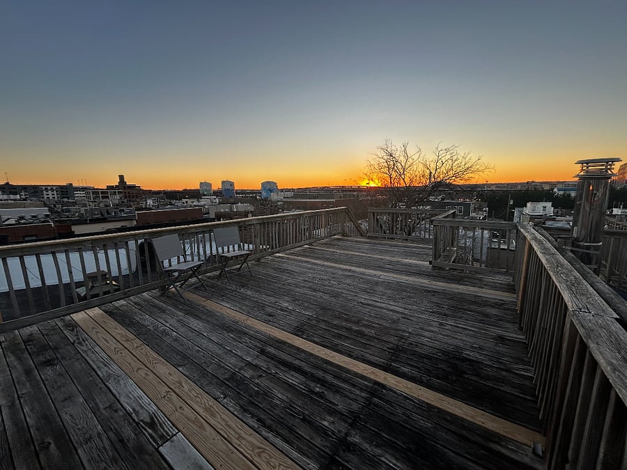 Shared balcony