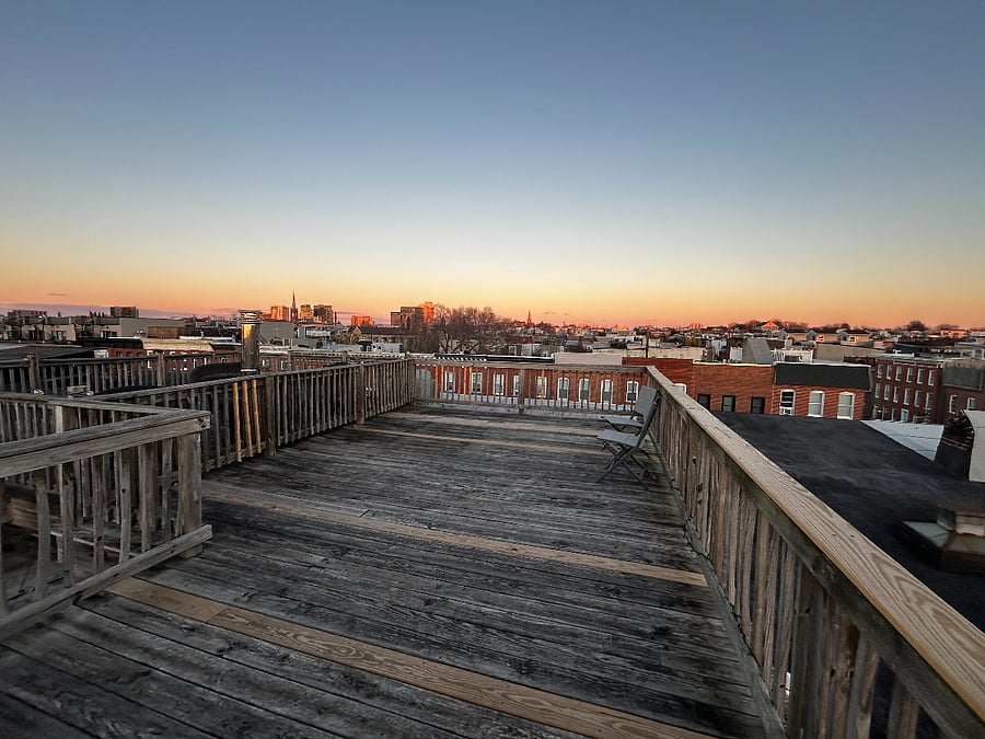 Shared balcony