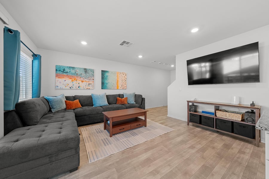 Downstairs Common Space: Living Room