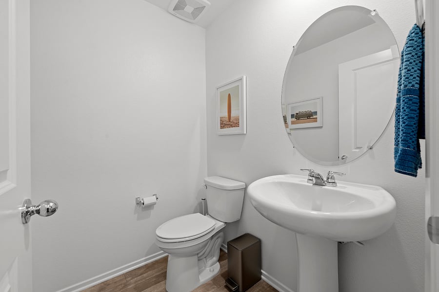 Downstairs Shared half bath