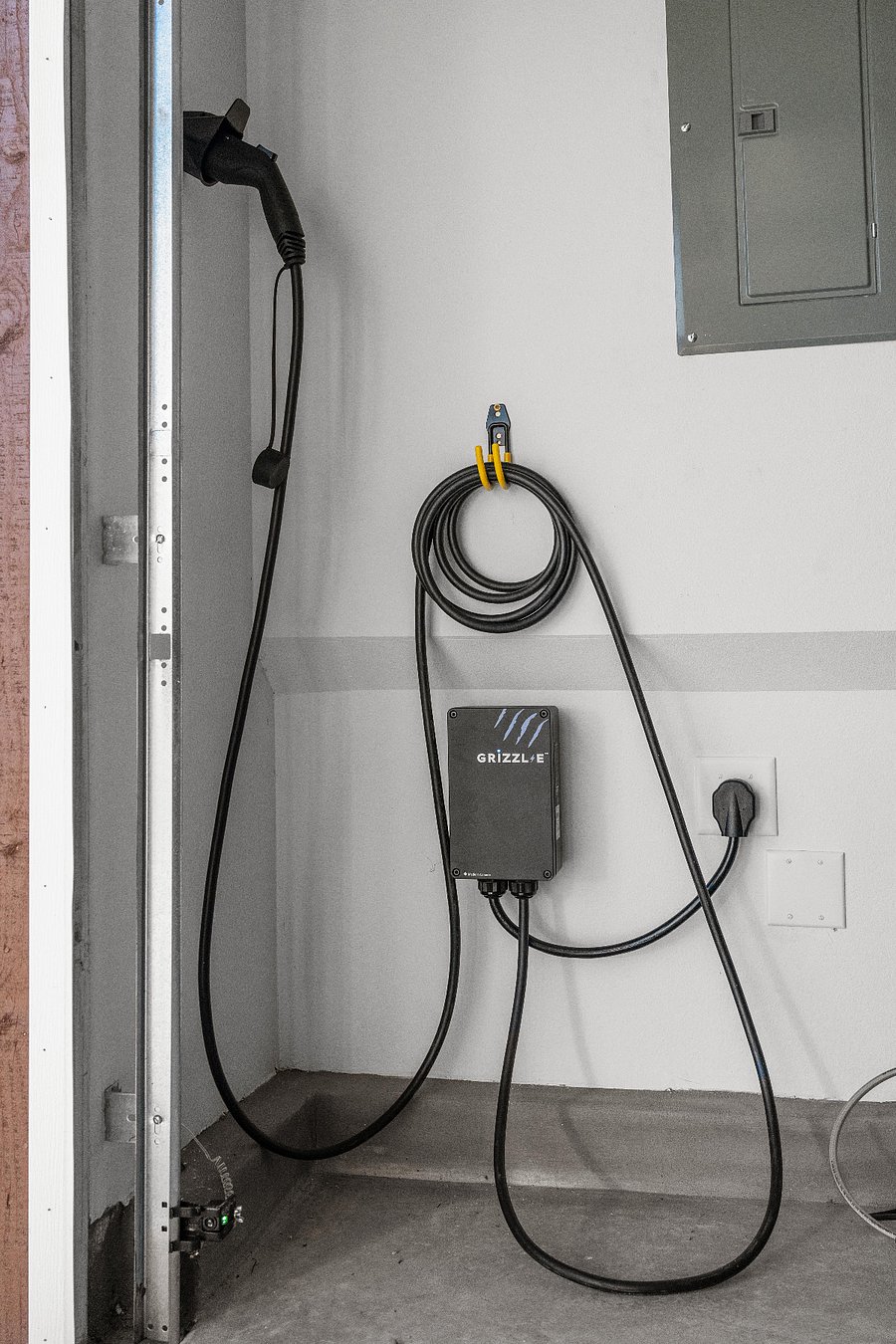 Level 2 EV Charger in garage