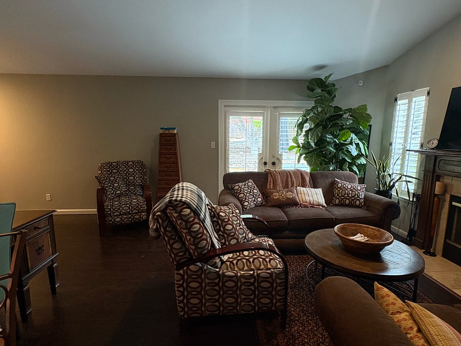 Living Room with Outdoor patio access