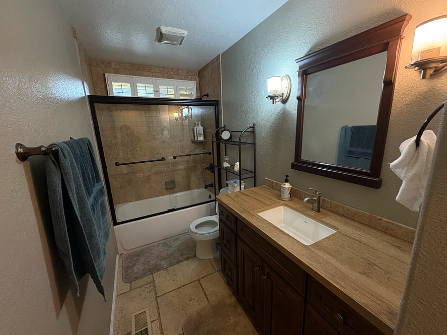 Guest Bathroom with tub and Shower