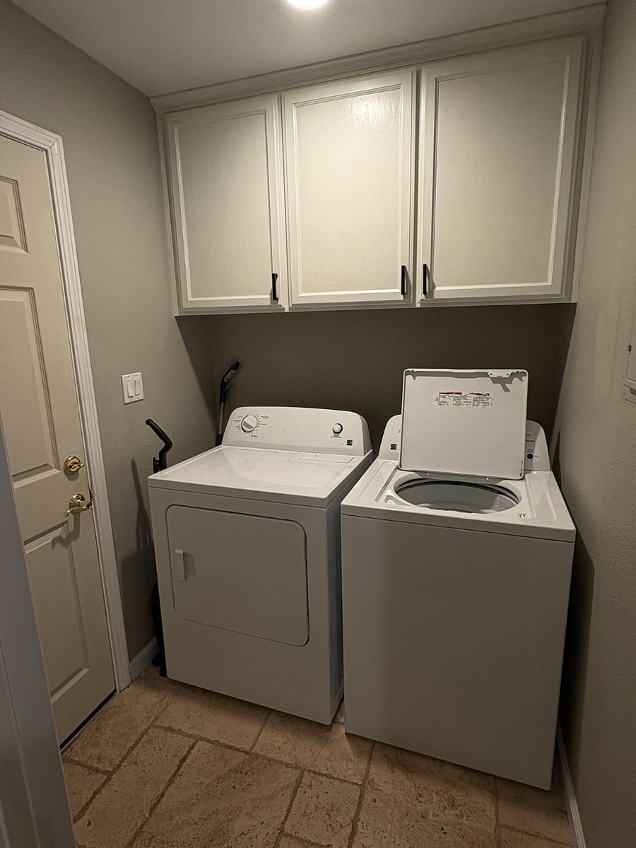Laundry Nook off of the kitchen