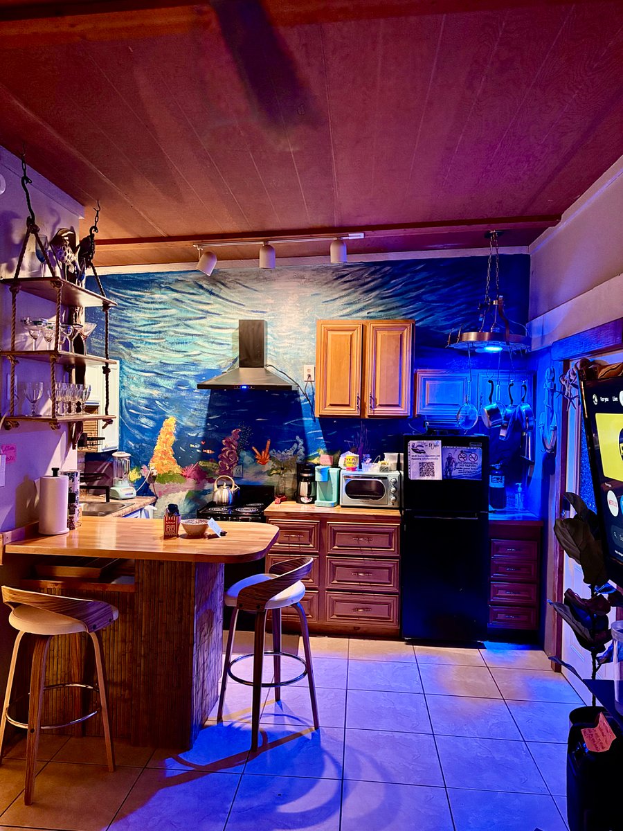 Kitchen night view
