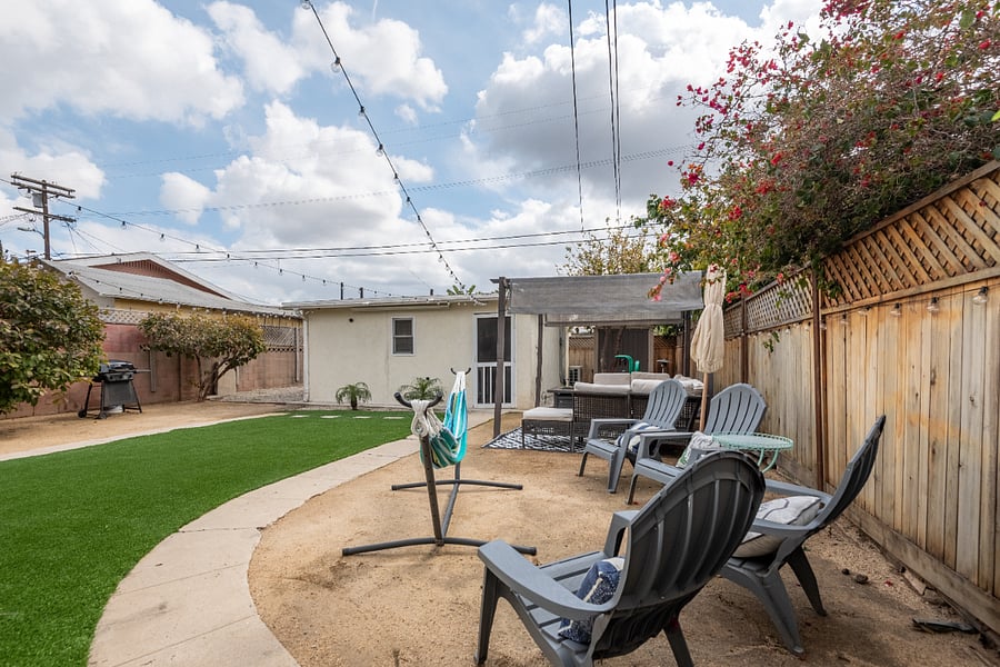 Shared backyard