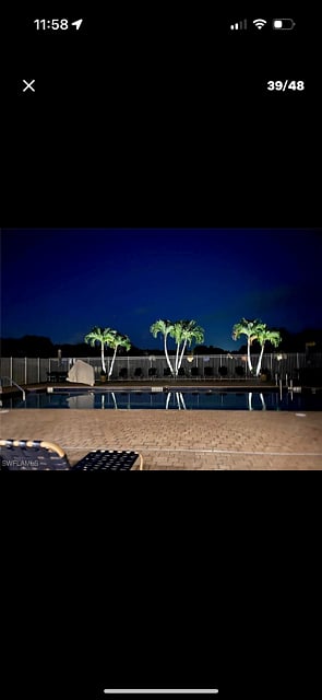 You have access to the private, gated pool area.  Lots of tables and chairs in the shade, and lounges in the sun. 2 pickleball courts!